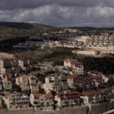 A general view of the West Bank Jewish settlement of Efrat.