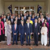 Australian PM and new cabinet