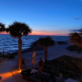Florida beach bar view