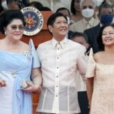 Philippines President Ferdinand Marcos Jr. at his inauguration