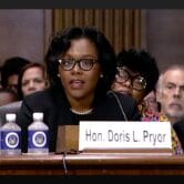 Judge Doris Pryor, nominated to serve on the Seventh Circuit, testifies before the Senate Judiciary Committee at a July 13, 2022 hearing.