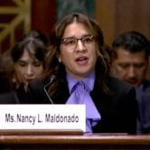 Nancy Maldonado testifies before the Senate Judiciary Committee at her confirmation hearing on May 11, 2022. Maldonado was confirmed to serve as a district judge for the Northern District of Illinois on July 19, 2022.