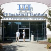 A permanently closed ITT Technical Institute campus in California.