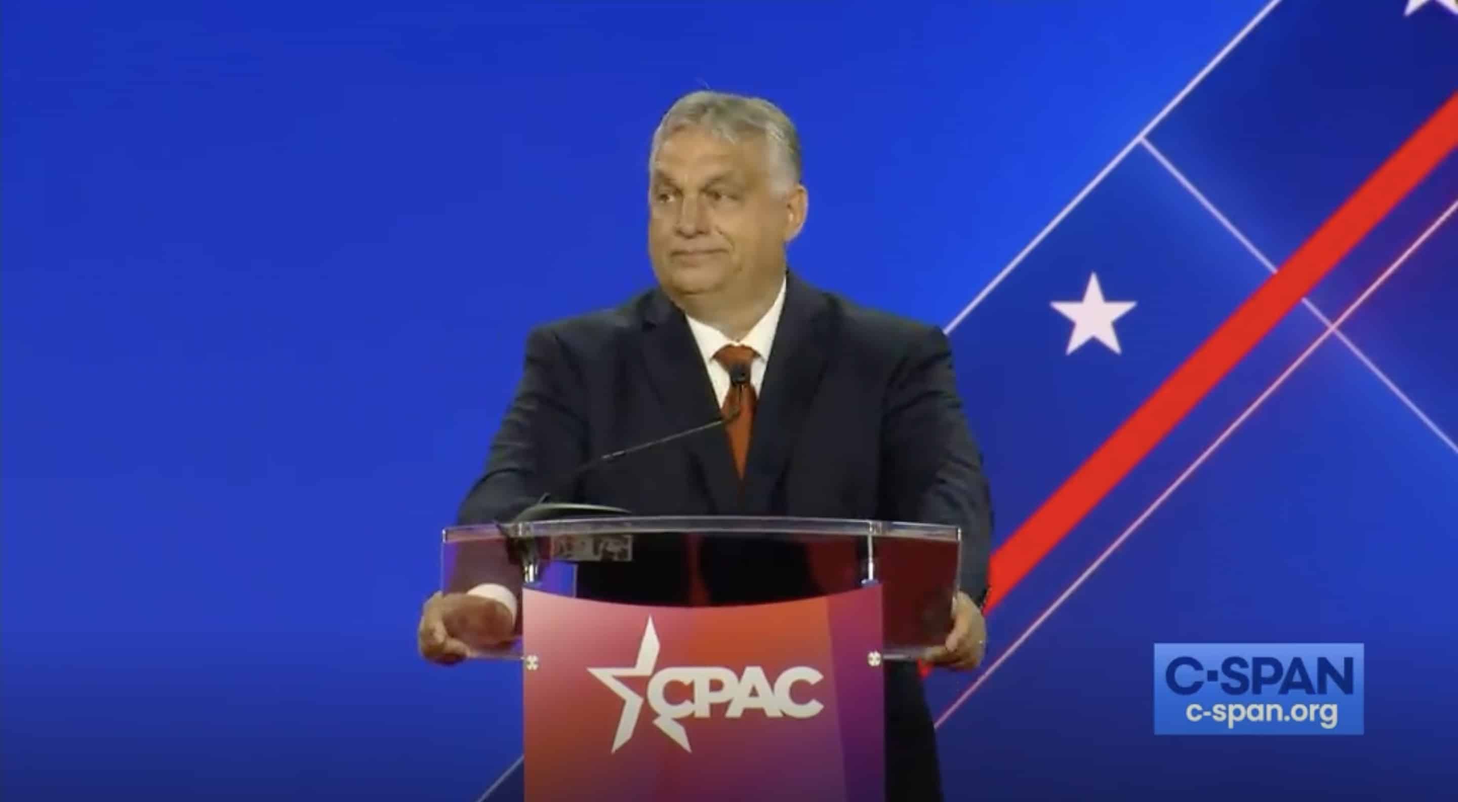 Warning of ‘total attack’ by progressives, Hungarian prime minister Viktor Orbán gives fiery speech at CPAC