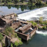 A historic dam in Oregon.
