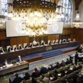 View of the Great Hall of the International Court of Justice