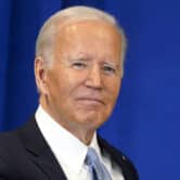 President Joe Biden is photographed at the U.N. General Assembly.