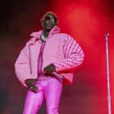 Young Thug performs at the Lollapalooza Music Festival in Chicago.