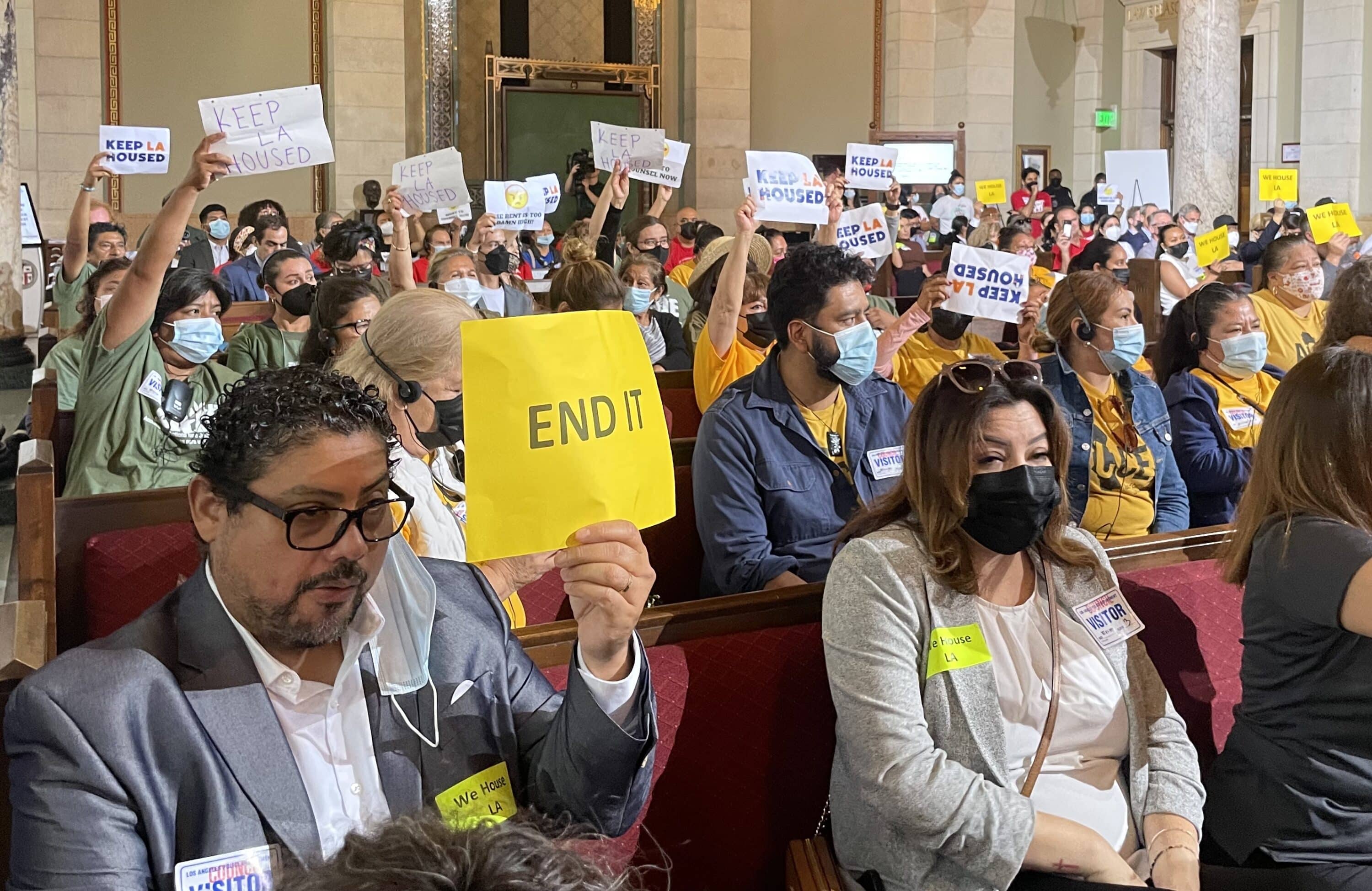 LA City Council votes unanimously to end eviction moratorium Jan. 31