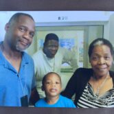 Rodney Reed with family in jail