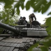 armored tank in Ukraine