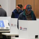 Early voters in Indianapolis
