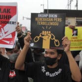 Indonesians protest against the country’s new criminal code