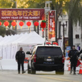 Police after shooting on Lunar New Year