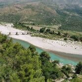 The Vjosa River near Tepelene, Albania.