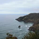 A view of Cape Foulweather on the Oregon coast.