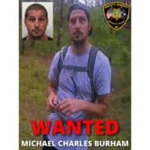 Authorities searched Marion Francis National Forest in South Carolina on May 24, 2023, for Michael Charles Burham. The 34-year-old man is suspected of murdering a woman in New York before forcing an elderly couple to drive him to South Carolina in their vehicle.
