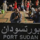 Sudanese evacuee