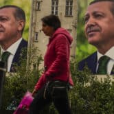 Erdogan banners