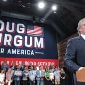 North Dakota Gov. Doug Burgum announces his presidential campaign.