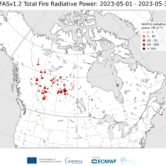 Wildfires in Canada in spring 2023