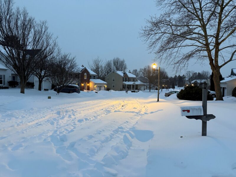 bucks county pa snowstorm