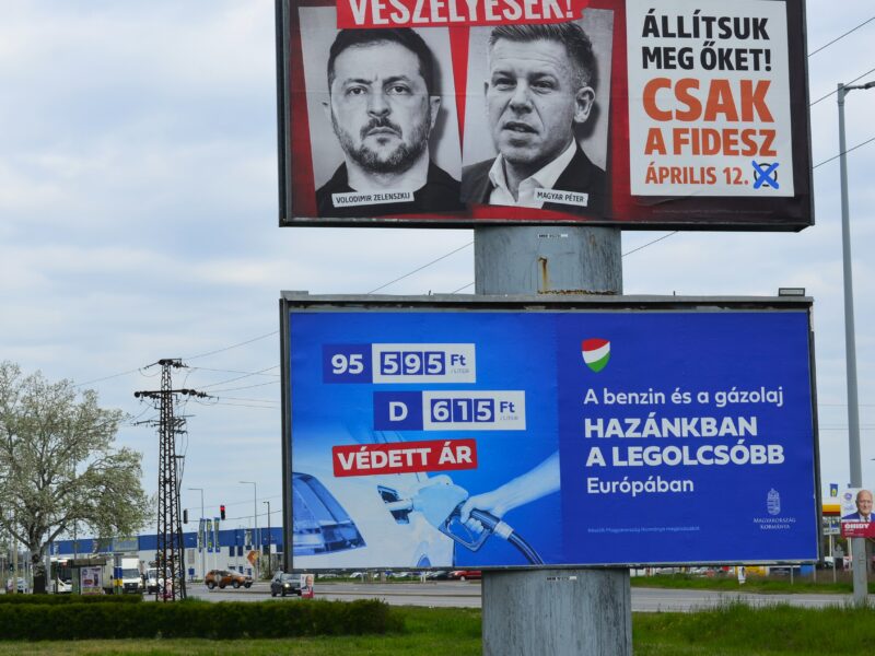 Fidesz billboard in Hungary