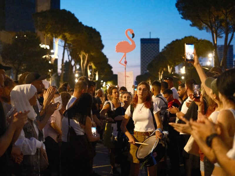 Protest in Albania over luxury resort