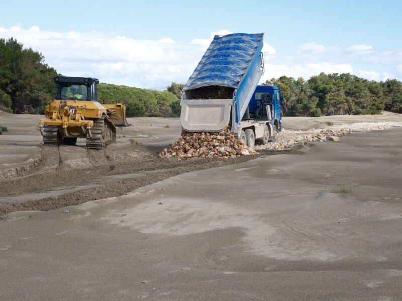 Work on luxury resort in Albania