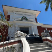 Front entrance of Jorge Vaz Forensic Psychiatric Hospital in Barbacena.